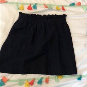 J crew navy skirt size 4